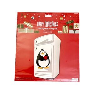 NEW Christmas Holiday Penguin Large Magnet Xmas Decoration Seasonal Decor NIP